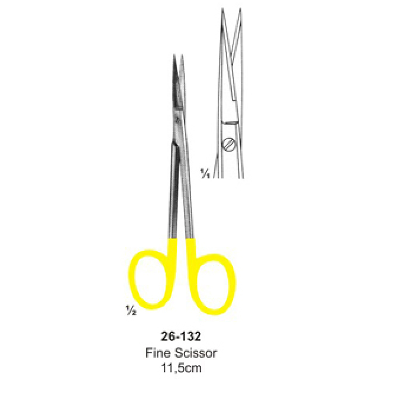 8-28.jpg Scissors with Tungsten Carbide Inserts - Image 1