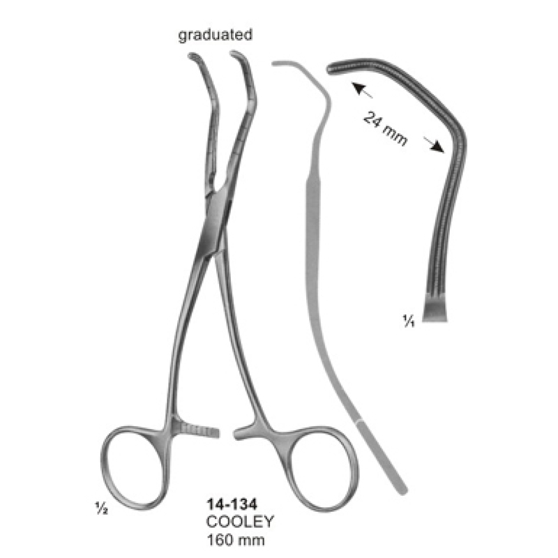 8-8-1.jpg ATRAUMATA Cosrctation Clamos.Patent-Ductus & Peripheral - Vascular Clamps - Image 1